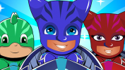 Pj masks kids Car Racing 3d